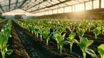 Highly structured vertical vegetable layout inside an ultra-modern farm lab, no labels or logos, ambient lighting with a hint of morning sun through upper vents