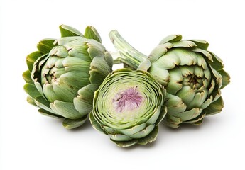 Obraz premium artichoke on white background