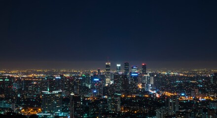 Fototapeta premium City lights at night