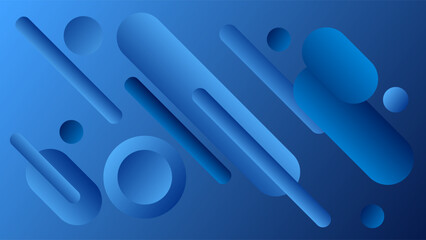 ABSTRACT BACKGROUND ELEGANT BLUE GRADIENT SMOOTH LIQUID COLORFUL DESIGN WITH DIAGONAL GEOMETRIC SHAPES VECTOR TEMPLATE GOOD FOR MODERN WEBSITE, WALLPAPER, COVER DESIGN 