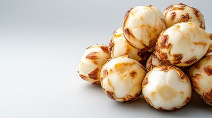 This image showcases an appealing arrangement of fresh root vegetables, highlighting their unique textures and colors, enticing viewers with their freshness and organic nature.