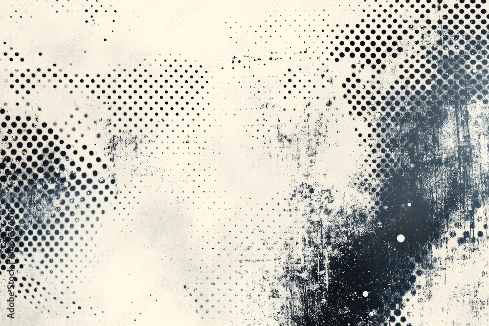 Poster abstract textured background with mottled and dotted patterns. a mix of light and dark shades create