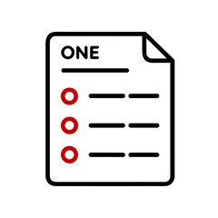 Graded exam paper with red check marks and high score  