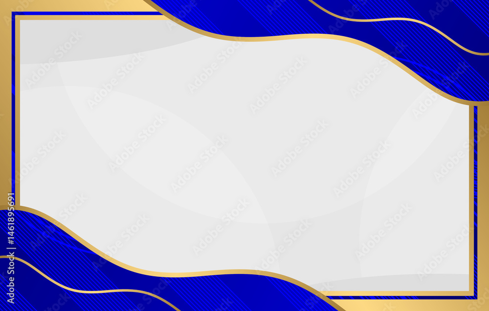 Poster elegant background: captivating elegant backdrop with a harmonious fusion of gold and blue elements,