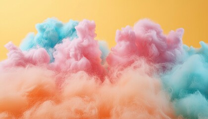 Fototapeta premium Sweet clouds of cotton candy