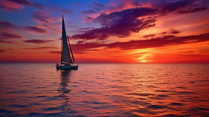 Fototapeta premium photograph sun over ocean