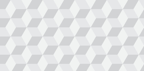 White and gray cubes vector art background. Geometric tiles and mosaic creative stylish seamless pattern block cube background. minimal hexagon Cubes mosaic shape vector design