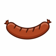 Simple Sausage Illustration