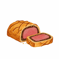 Beef Wellington Slice