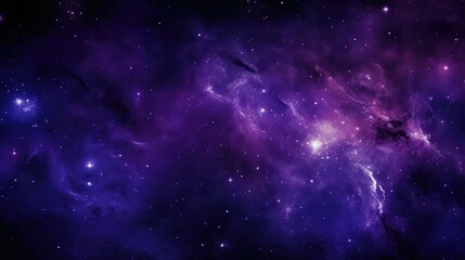 Obraz premium cosmic galaxy purple