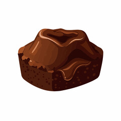 Vector illustration cut stump of a tree showing varying shades of brown rings
