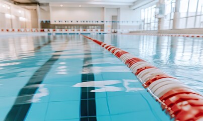 Obraz premium Indoor swimming pool lanes (1)