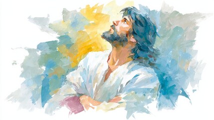 Painting Jesus by Numbers: A Watercolor Journey Through Important Historical Events and His Resurrection
