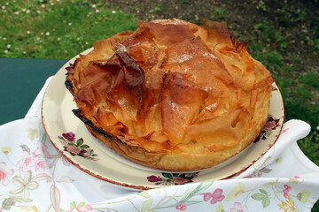 Gâteau traditionnel Pastis, Croustade
