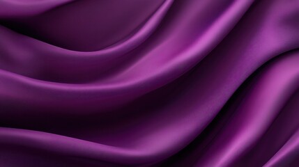 Obraz premium Abstract Purple Fabric Texture with Waves and Folds in Soft Smooth Silk Material Elegant Luxurious Design with Vibrant Rich Pattern Backdrop