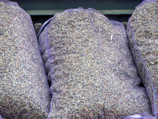 lavender bag in provence market detail