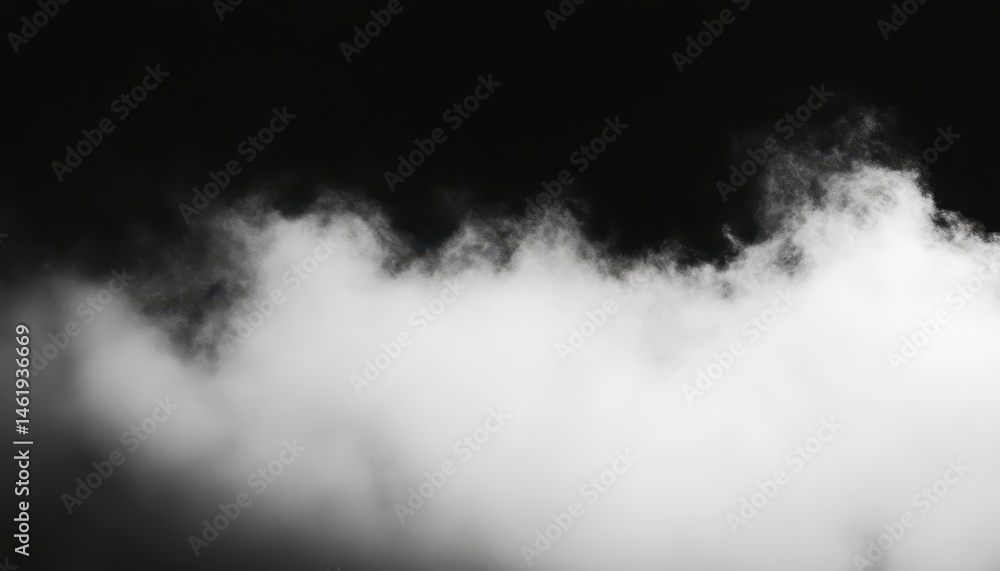 Poster abstract white smoke texture on dark background creates atmospheric effect