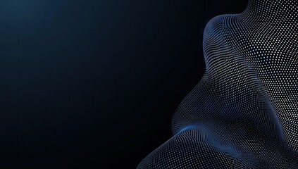 Abstract digital wave design