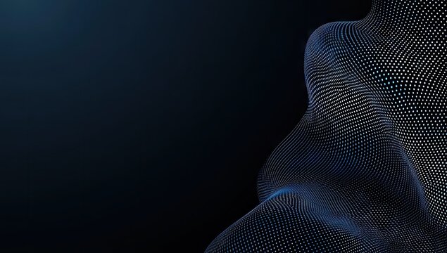 Abstract digital wave design