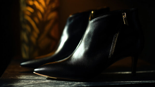 Sleek heeled booties for an graceful look on any affair