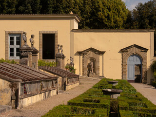 Italia, Toscana, giardino della villa Medicea di Castello, Firenze, o anche chiamata Villa Reale.