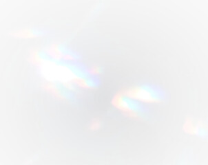 Jewellery Light Effect with Glistering Glow – Crystal Lens Flare and Rainbow Sparkle on Bright...
