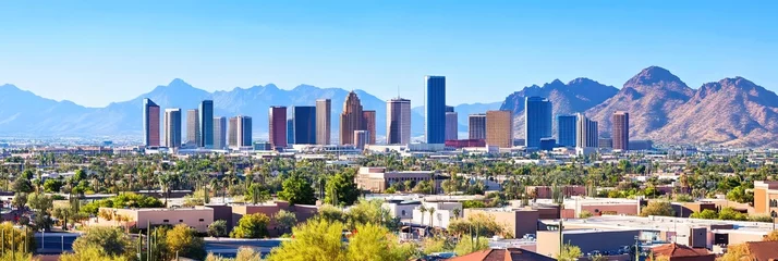 Gordijnen manga phoenix downtown skyline  © Brian