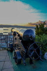 cannon at the rock of Gibraltar