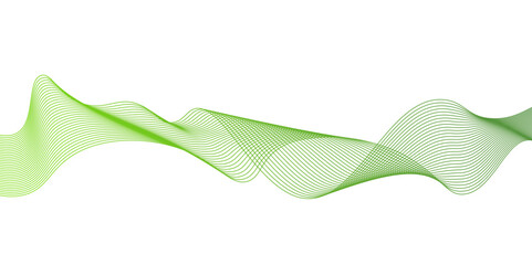 Modern abstract green wave liquid lines background.dots on a whit clean and fresh background,Frequency sound wave lines and technology curve lines,green wave lines frame,	
