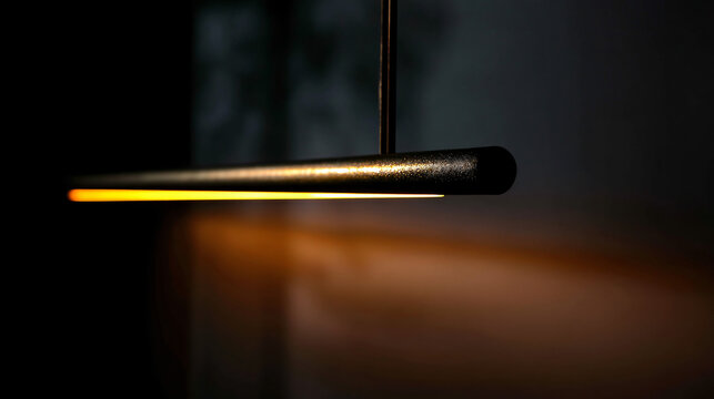 Smooth minimalist pendant ignitor with warm glow