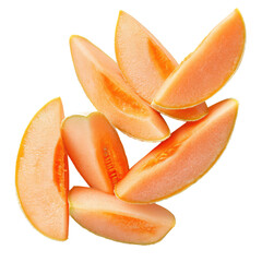 Pineapple Chunks in a Bowl, Fresh and Appetizing on Transparent Background


