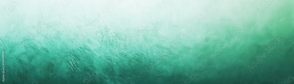 Poster Elegant Green Grunge Texture Background with Gradient Effect for Creative Projects and Design Template with Aqua and Teal Hues Ideal for Wallpaper or Backdrop
