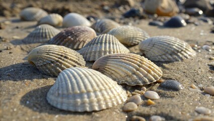 seashells on the beach