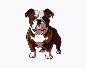 -bulldog-hand-drawn-engraving-consistent-outline.	