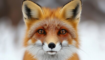 Obraz premium Close-up of a red fox