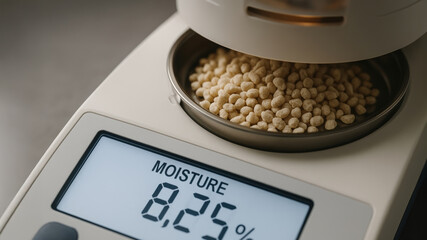 Moisture measurement of granules on digital scale is essential in pharma production line to ensure quality and consistency in manufacturing process