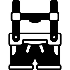 Lederhosen glyph icon