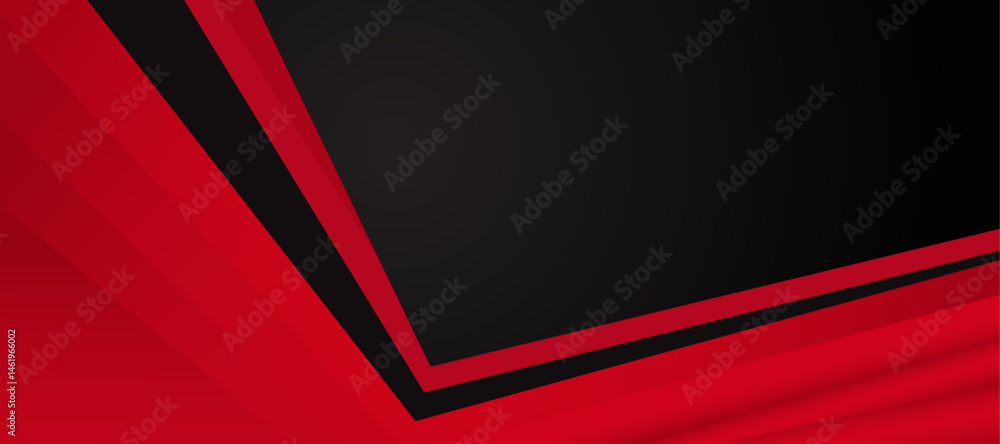 Poster abstract red gradient background for design. with minimal geometric shape.