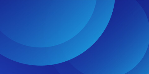 Abstract blue background with circles. Vector illustration