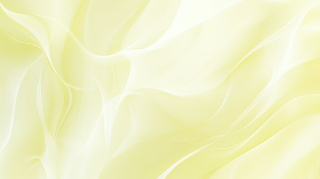 Abstract Pale Yellow Swirling Fabric Texture