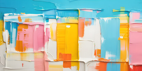 Abstract, colorful, abstract, colorful, geometric, textured, pastel, modern, vivid, acrylic, canvas, bold, layered, overlapping shapes, flu geometri, minimal, modern, pastel, shapes, texture, vibrant
