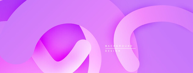 Abstract purple layers create flowing shapes. Soft gradients suggest depth, modern design elements present. Minimalist aesthetic.