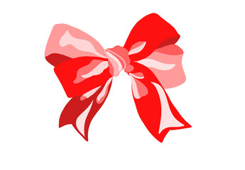 red ribbon bow