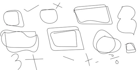 Hand drawn doodle sketch