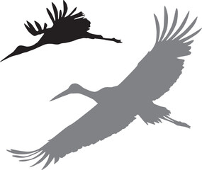 Vector silhouettes_Crane.eps