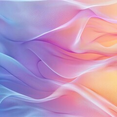 Obraz premium Abstract flowing colorful fabric waves create smooth gentle texture and pattern, perfect for background design and dreamy artistic inspiration.
