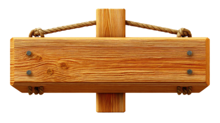 Wooden Plank and Rope: This image showcases a robust wooden plank, intricately joined with sturdy ropes. The warm, natural tones of the wood are complemented by the rustic texture.