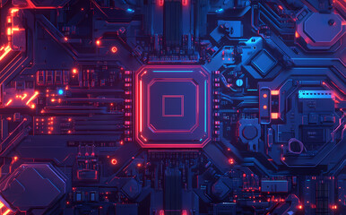 Intricate Circuit Board Design