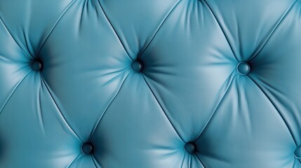 Elegant Blue Premium Leather Upholstery With Soft Lighting