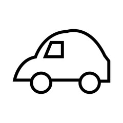 Fototapeta premium car outline icon vector